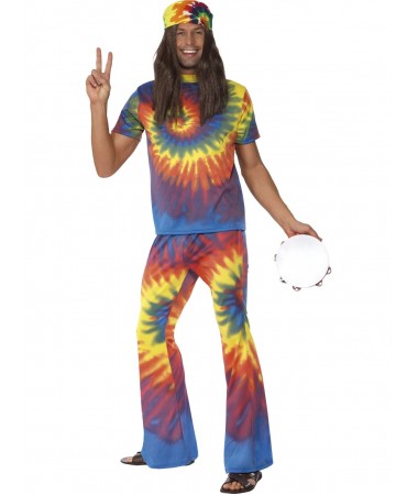 Tie Dye Hippy Man ADULT HIRE